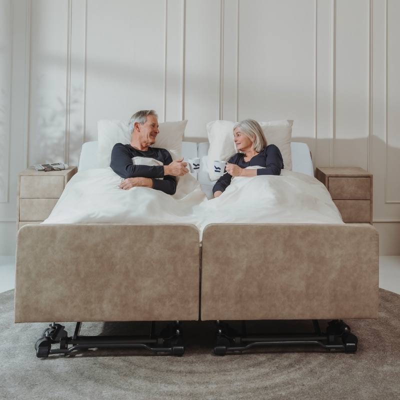 Solide gestoffeerd elektrisch verstelbaar