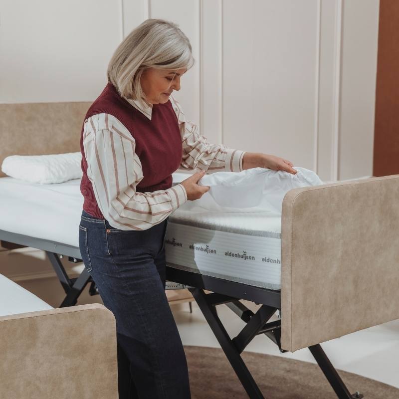 Solide vlak bed opmaken