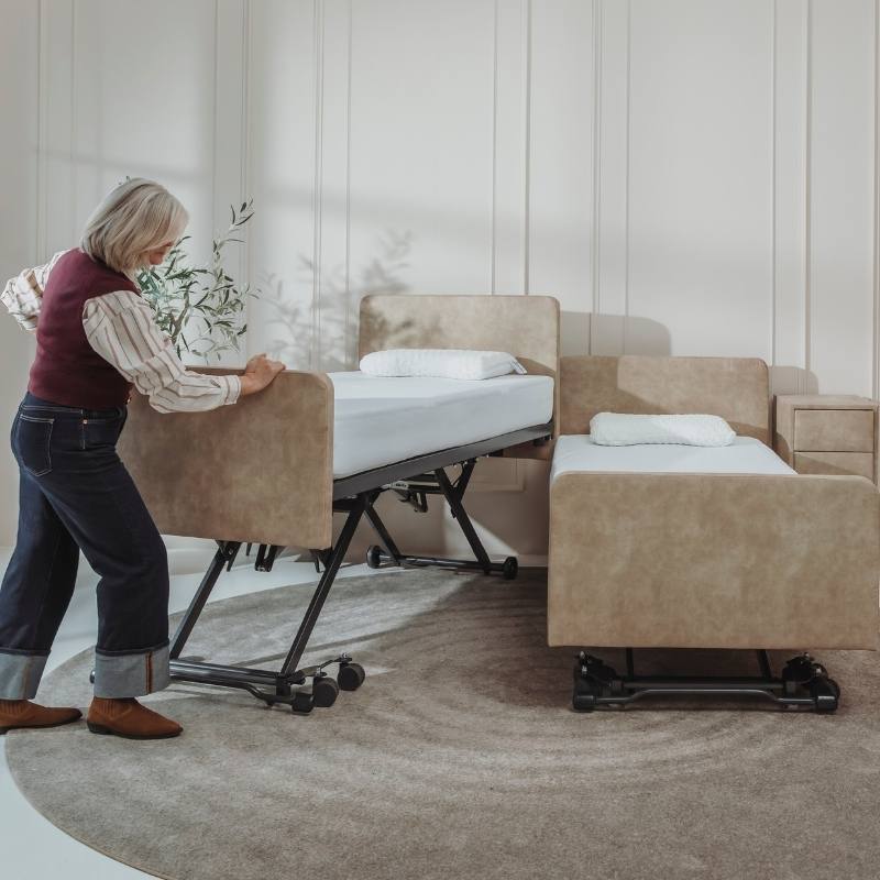 Solide gestoffeerd verrijdbaar