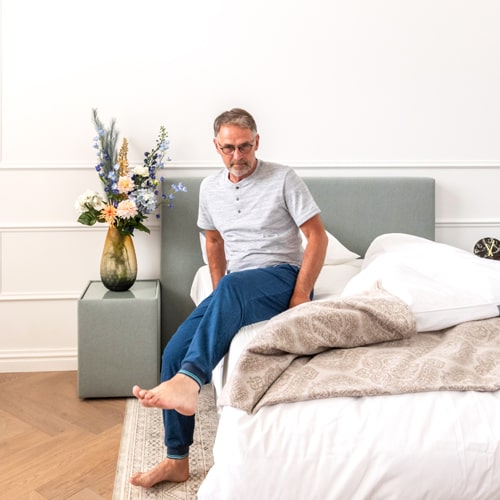 op ideale hoogte in- en uitstappen