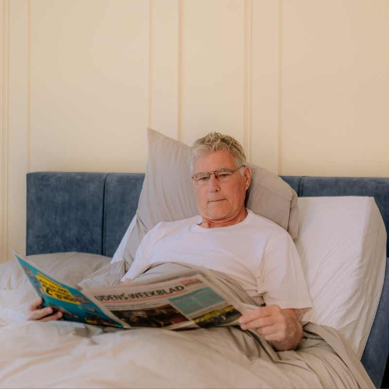 Heerlijk ontspannen een boek lezen of televisie kijken