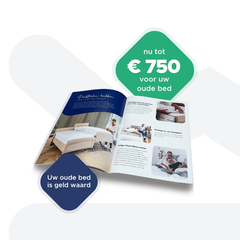 Nu tot € 750 voor uw oude bed